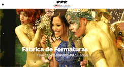 Desktop Screenshot of fabricadeformaturas.com.br